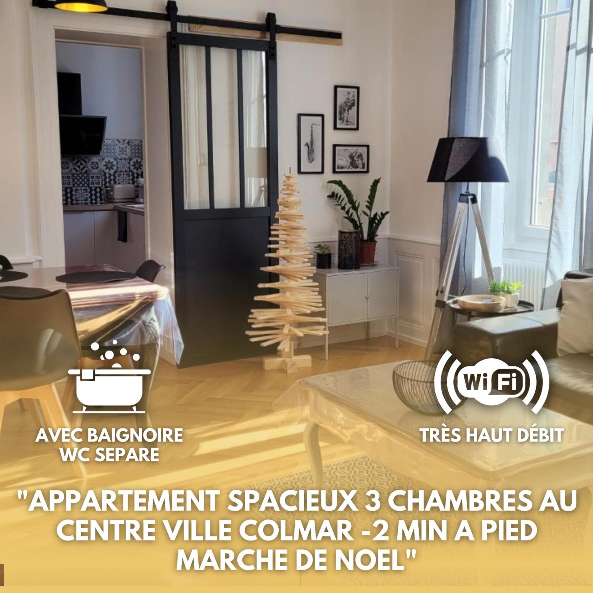 Colmar Centre Ville 6 Couchages 3 Grandes Chambres Exteriér fotografie